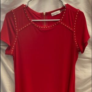 Calvin Klien little red dress. Size 8
